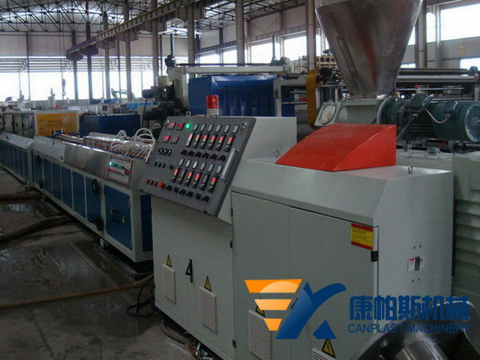 PE,PP wood profile extrusion line