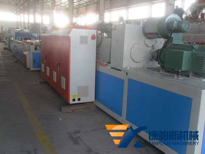 PVC window sill extrusion machine