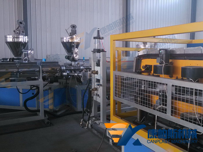 PVC glazed tile production line