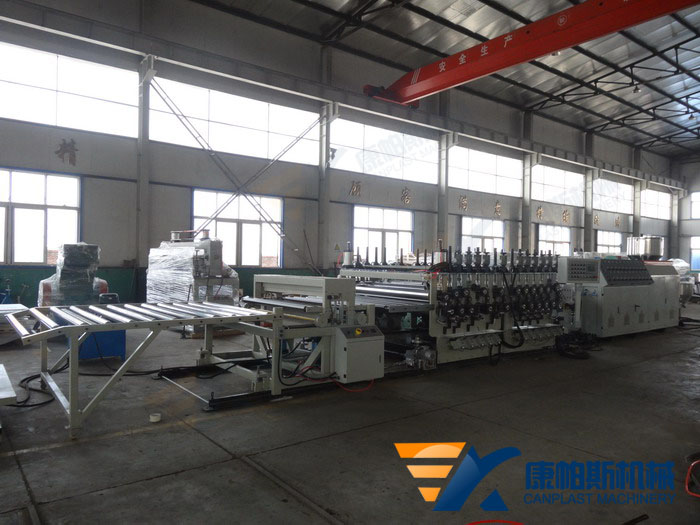 PE,PP,PS,PVC thick board production line